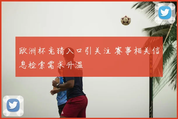 欧洲杯竞猜入口引关注 赛事相关信息检索需求升温