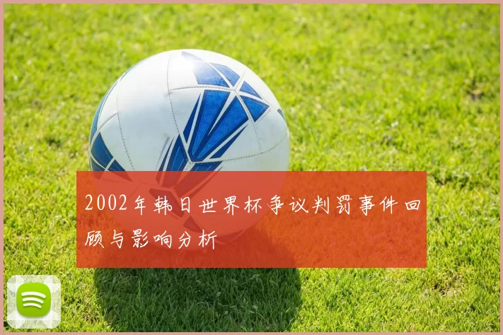 2002年韩日世界杯争议判罚事件回顾与影响分析